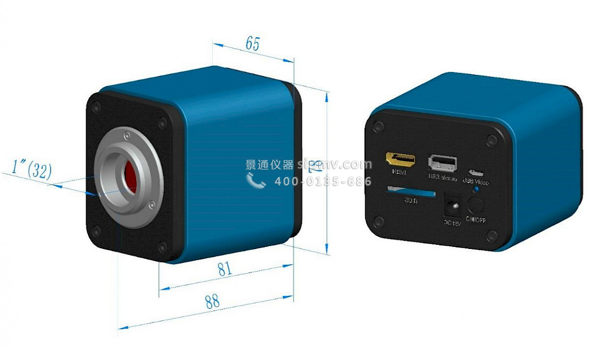 ALPHA1080相機(jī)尺寸